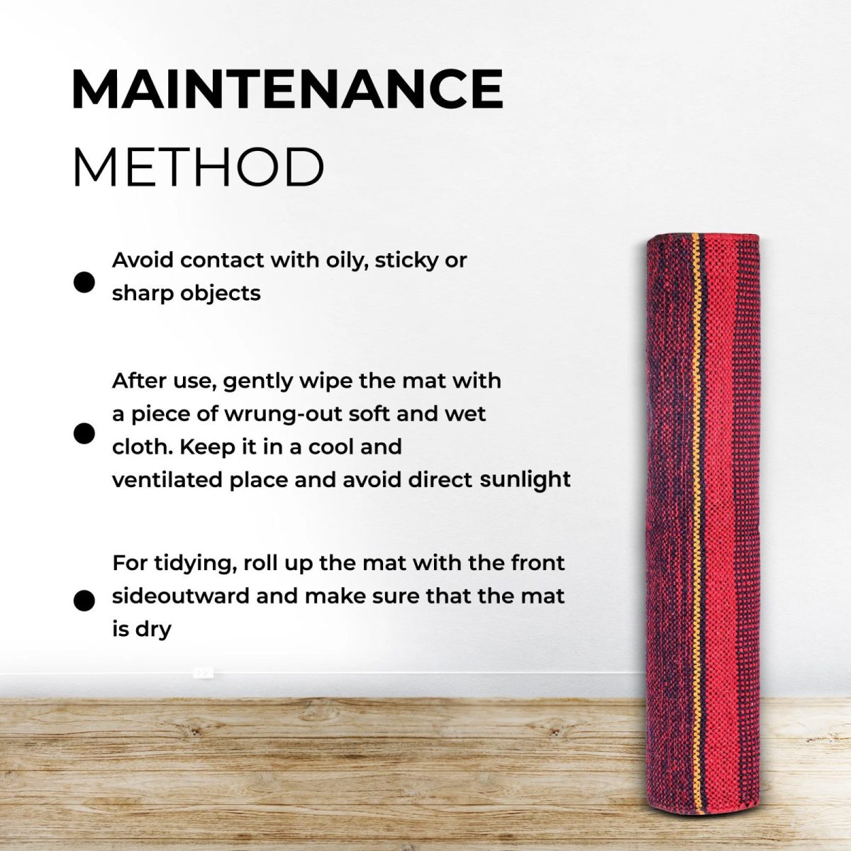 Cotton Yoga Mat Maintenance