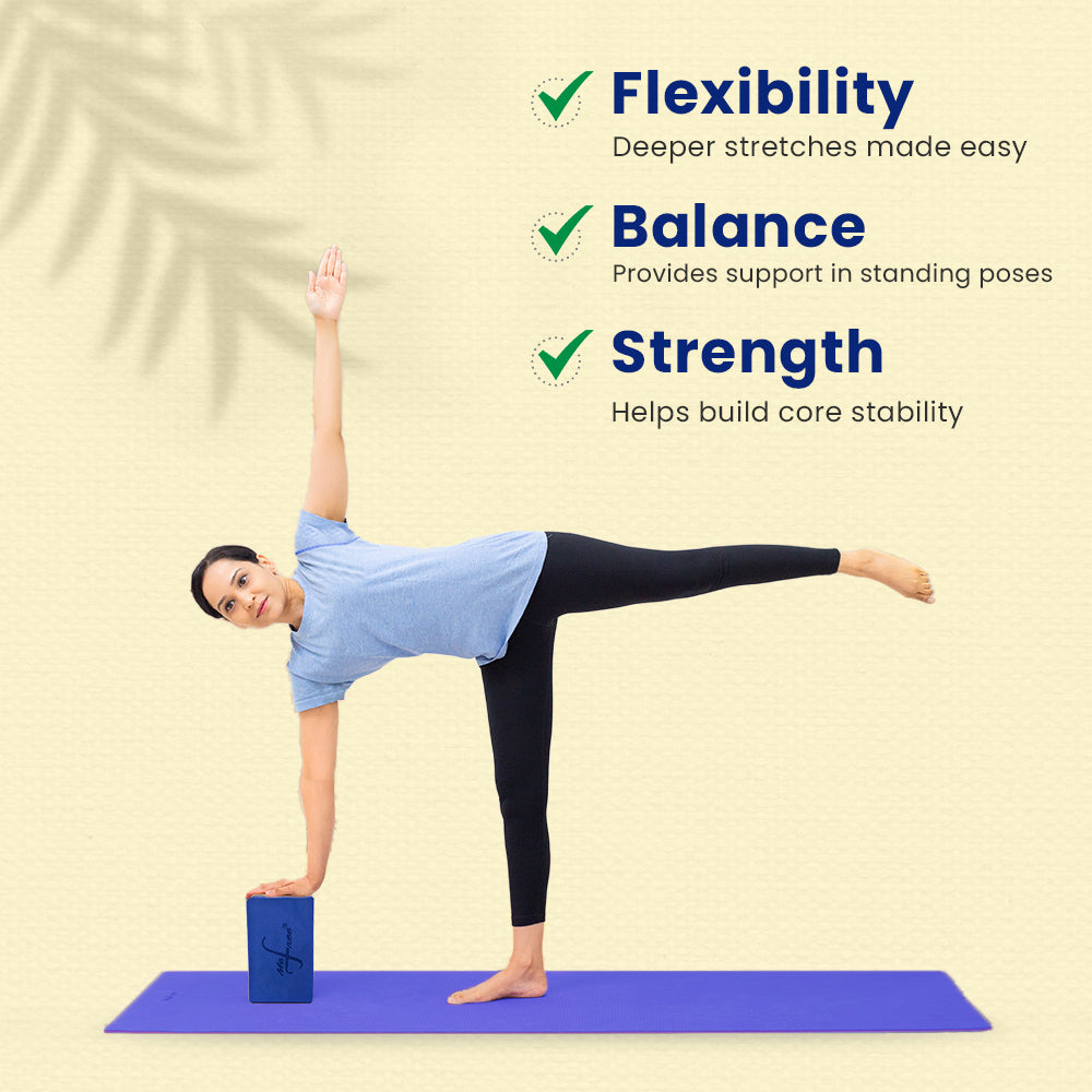 Poses with Foam Yoga Blocks