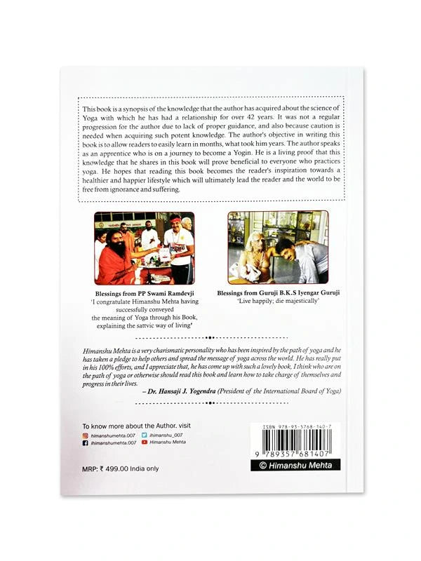 Himanshu Mehtas Book Back