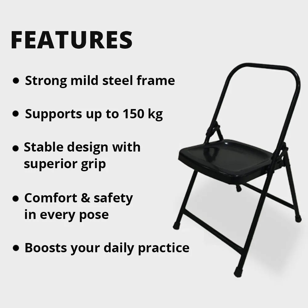 Iyengar Yoga Chair Black features