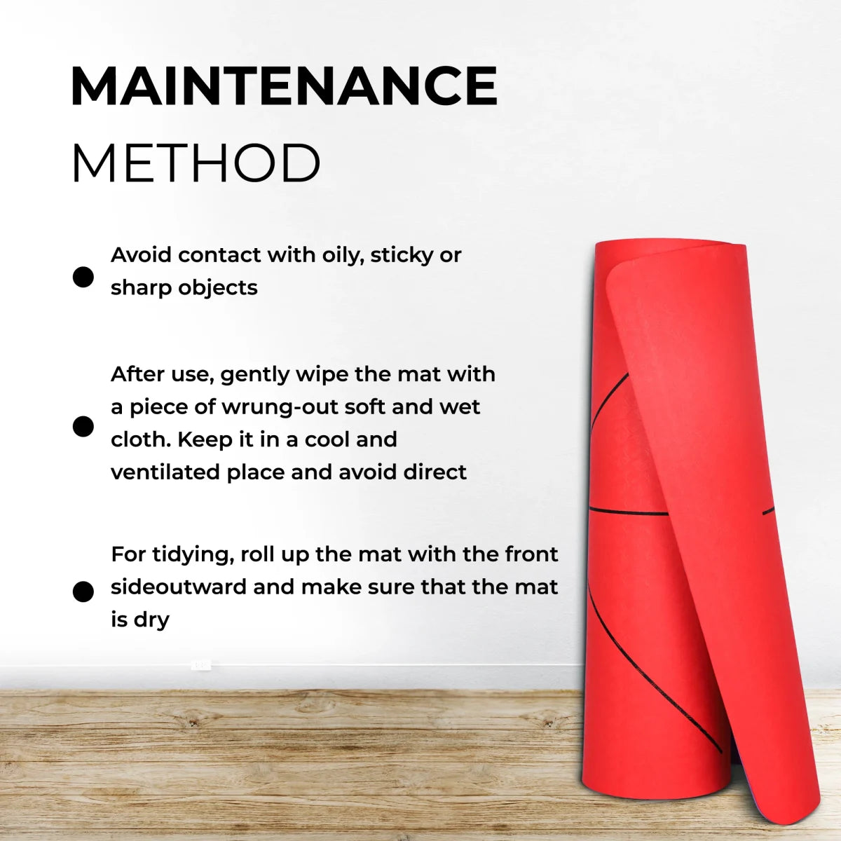 Maintenance Method for TPE Yoga Mat