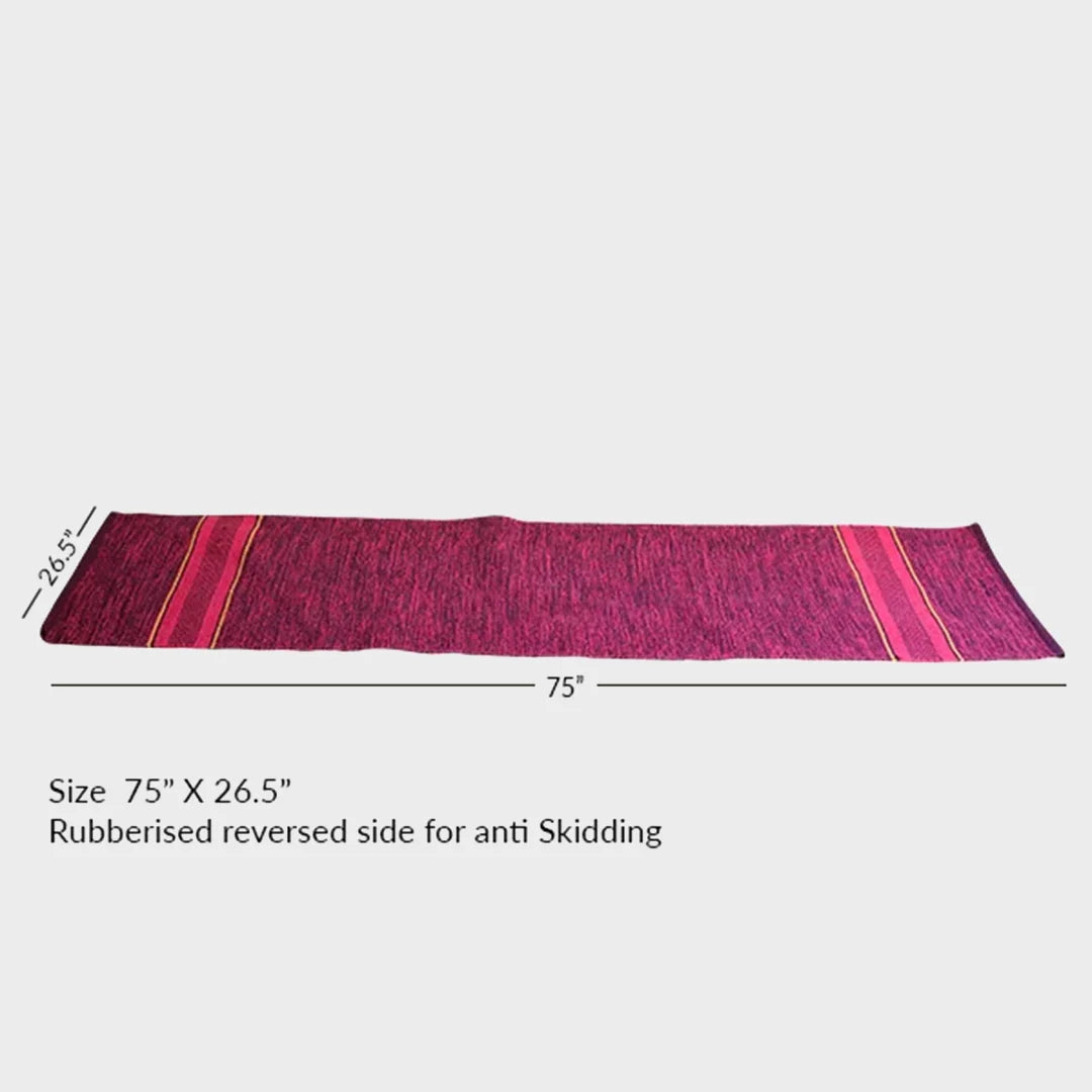 Maroon Yoga Mat Dimension
