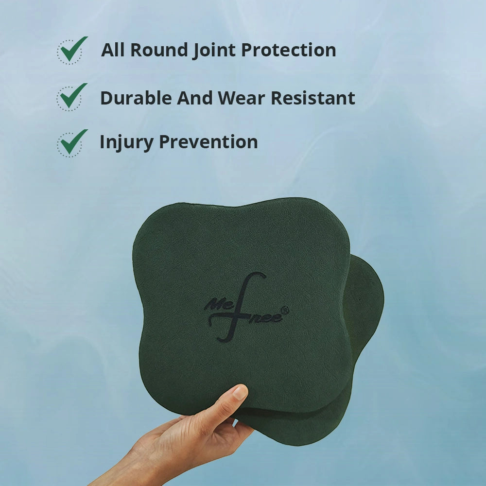 Green-Yellow Yoga Knee Pads Features