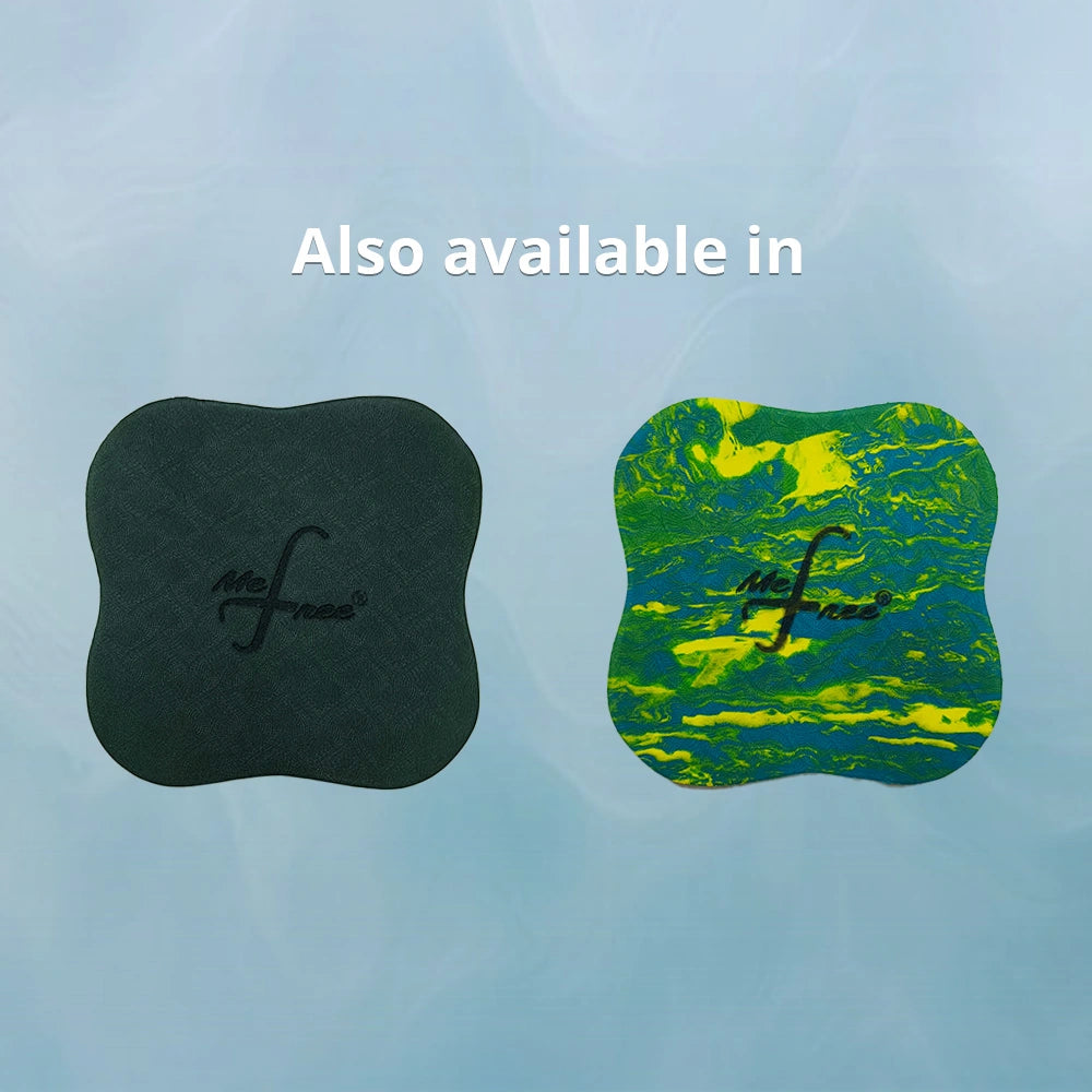 Green-Yellow Yoga Knee Pads Set of 2