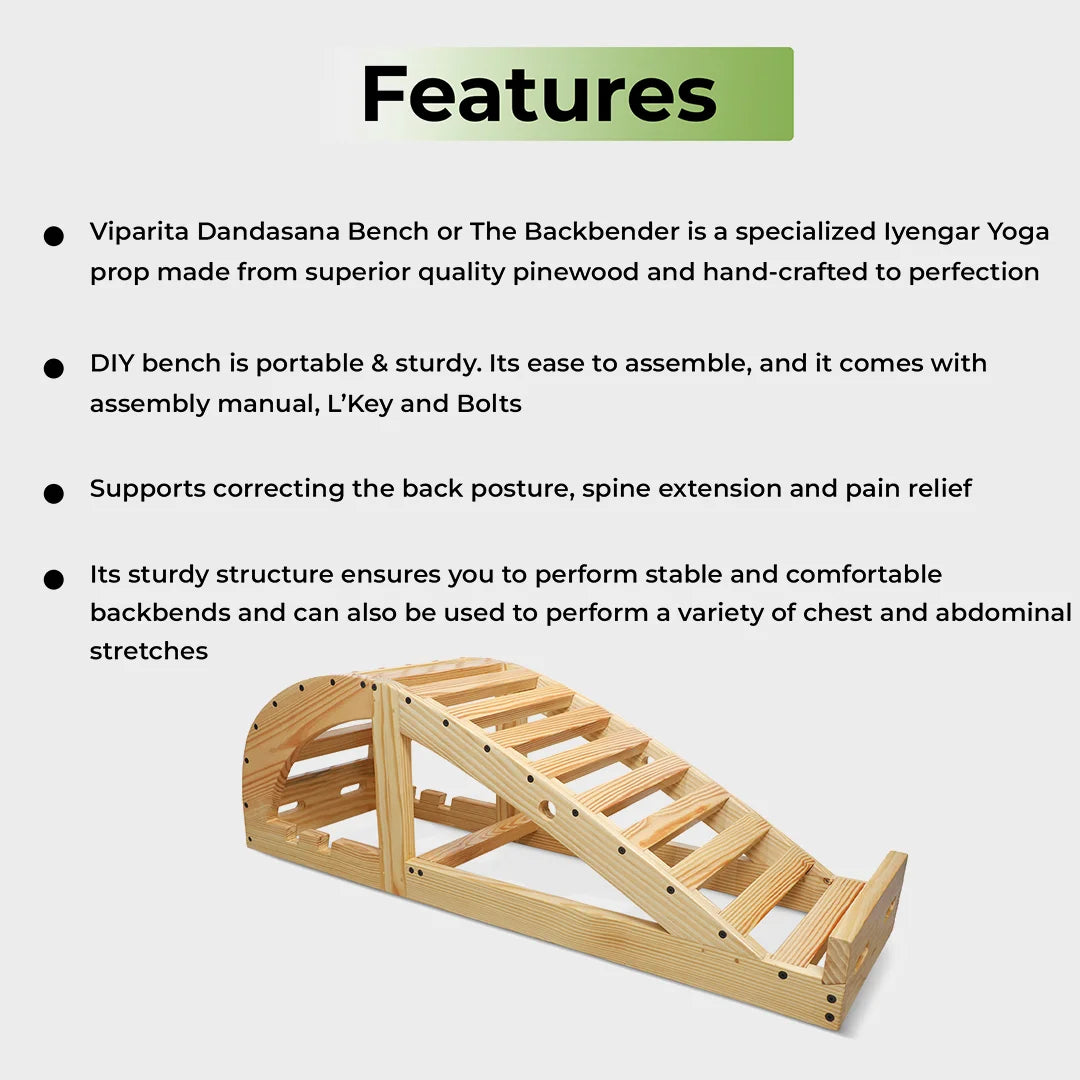 Viparita Dandasana Bench Features