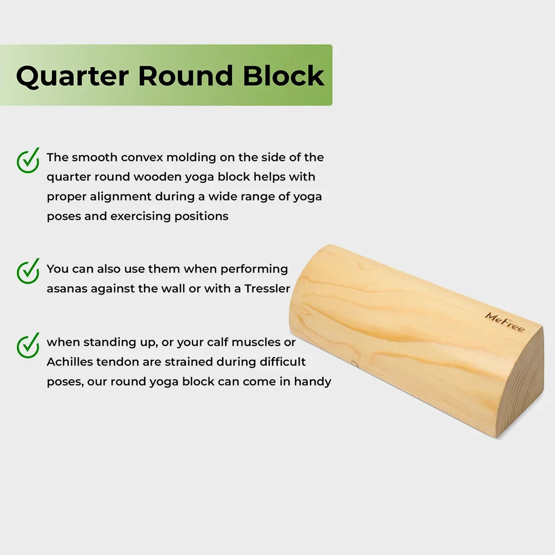 MeFree Quarter Round Block