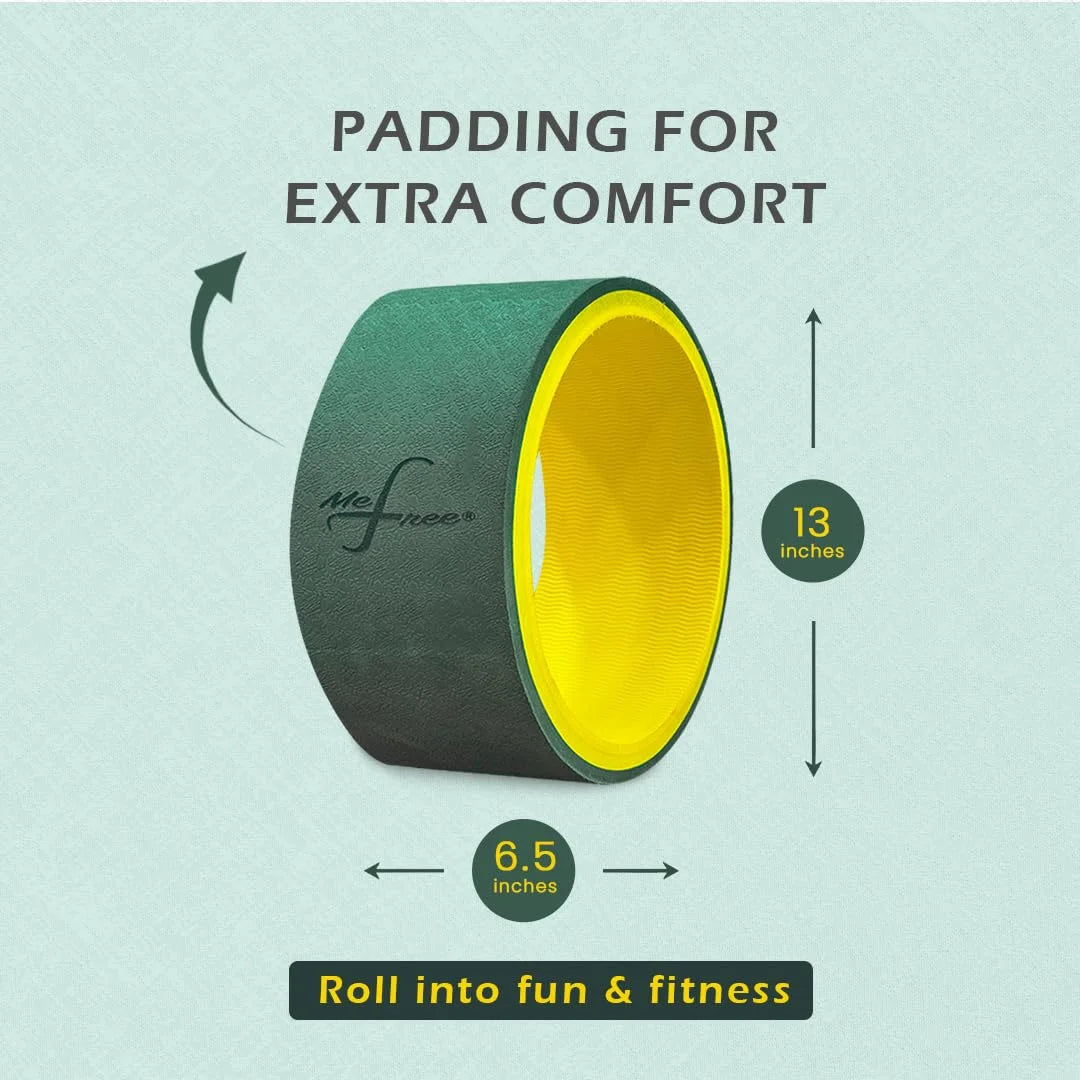Green Yoga Wheel dimensions