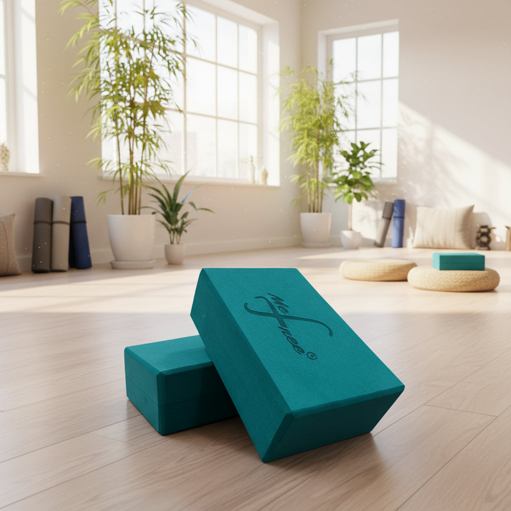 Green Foam Yoga Blocks