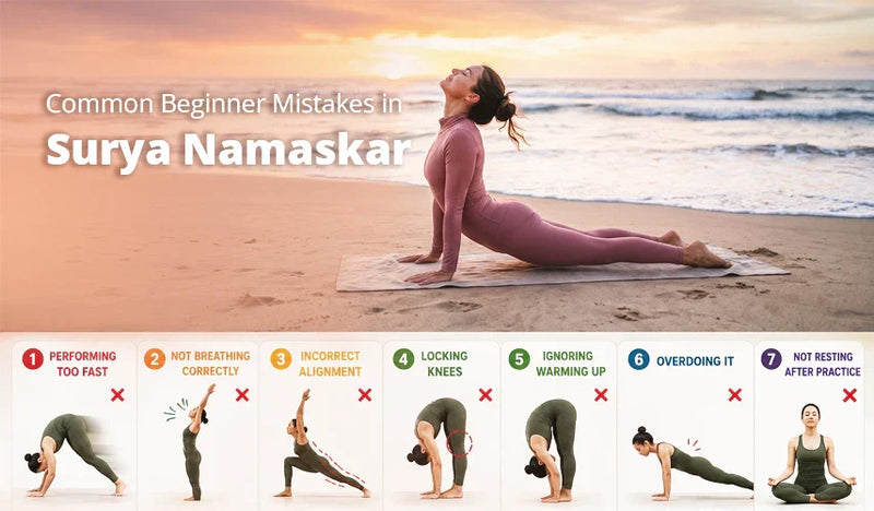 Common Beginner Mistakes in Surya Namaskar and How to Correct Them