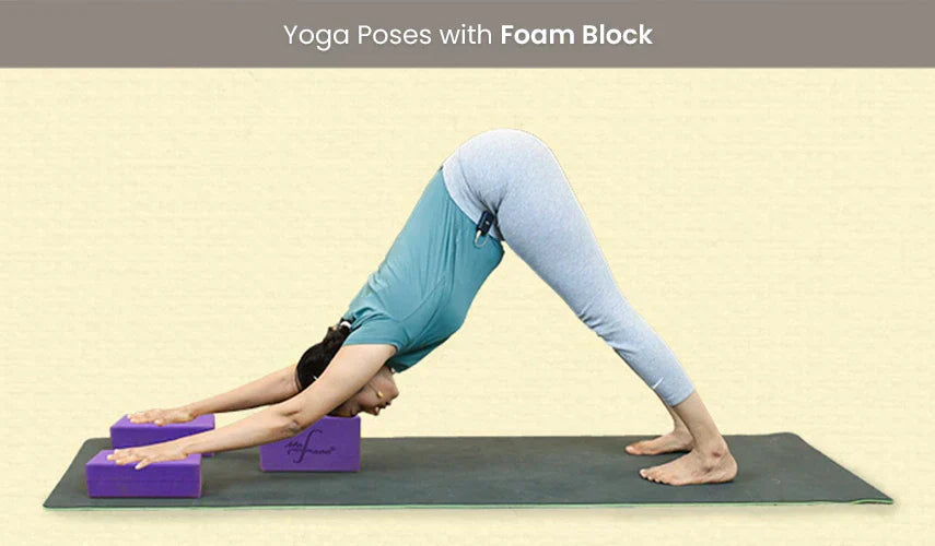 Yoga Poses with Foam Block