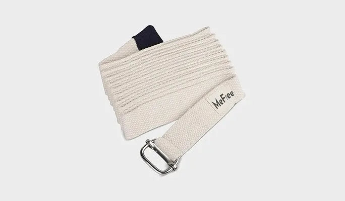 White Yoga  Belt