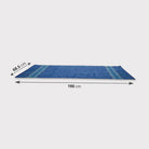 Blue Cotton Yoga Mat Dimension
