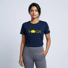 Cotton Yoga Tshirt - Blue
