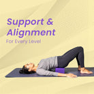 Bridge pose with Foam Block