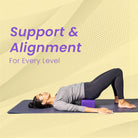 Bridge pose with Foam Block