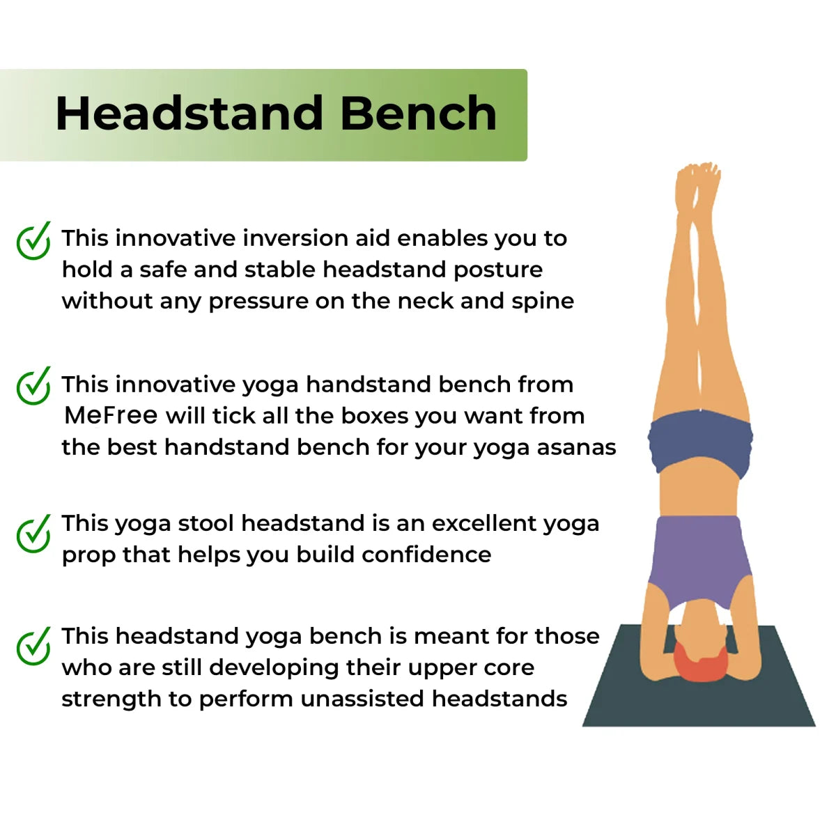 Yoga Headstand Bench