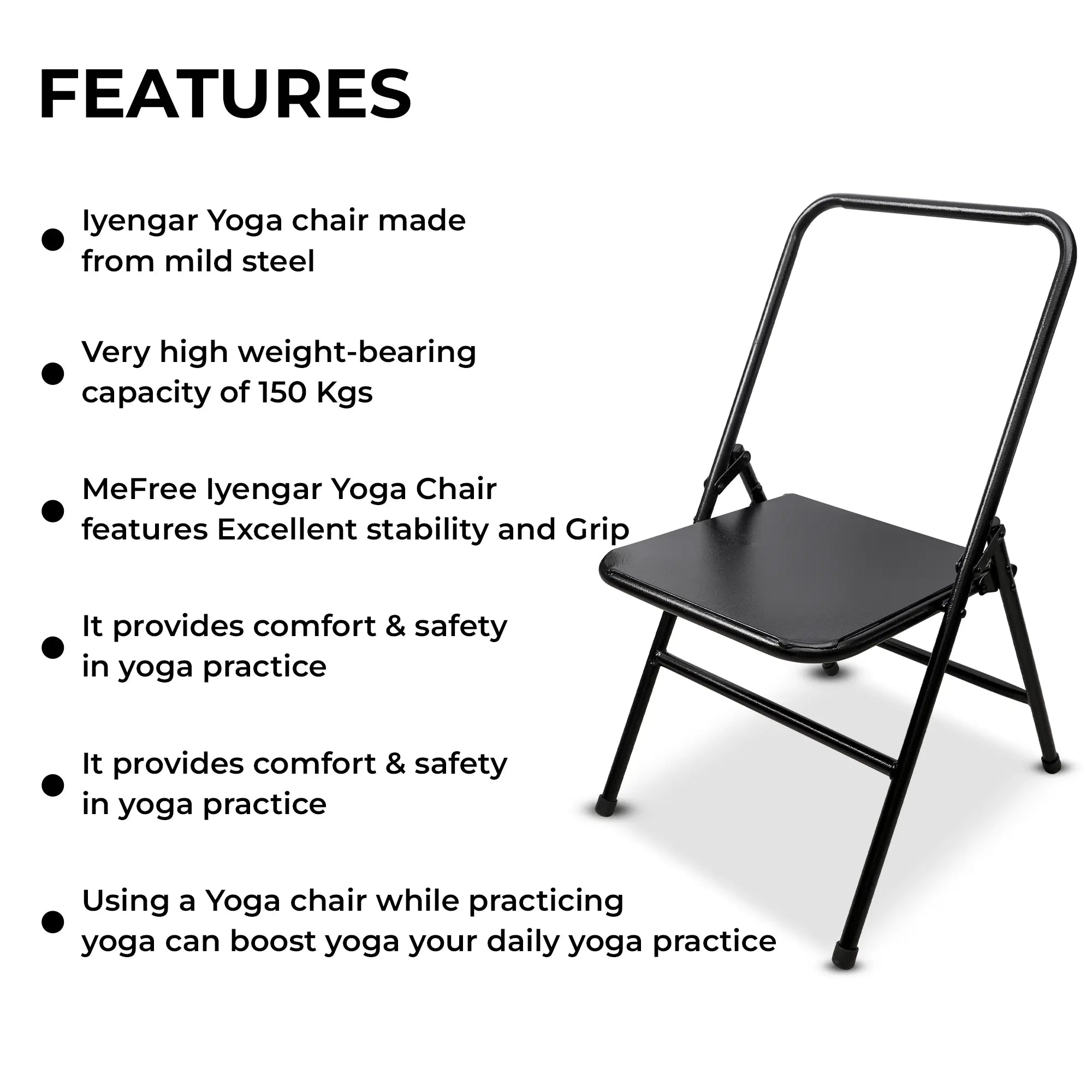 Flat Seat Yoga Chair Features