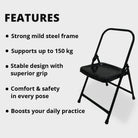 Iyengar Yoga Chair Black features