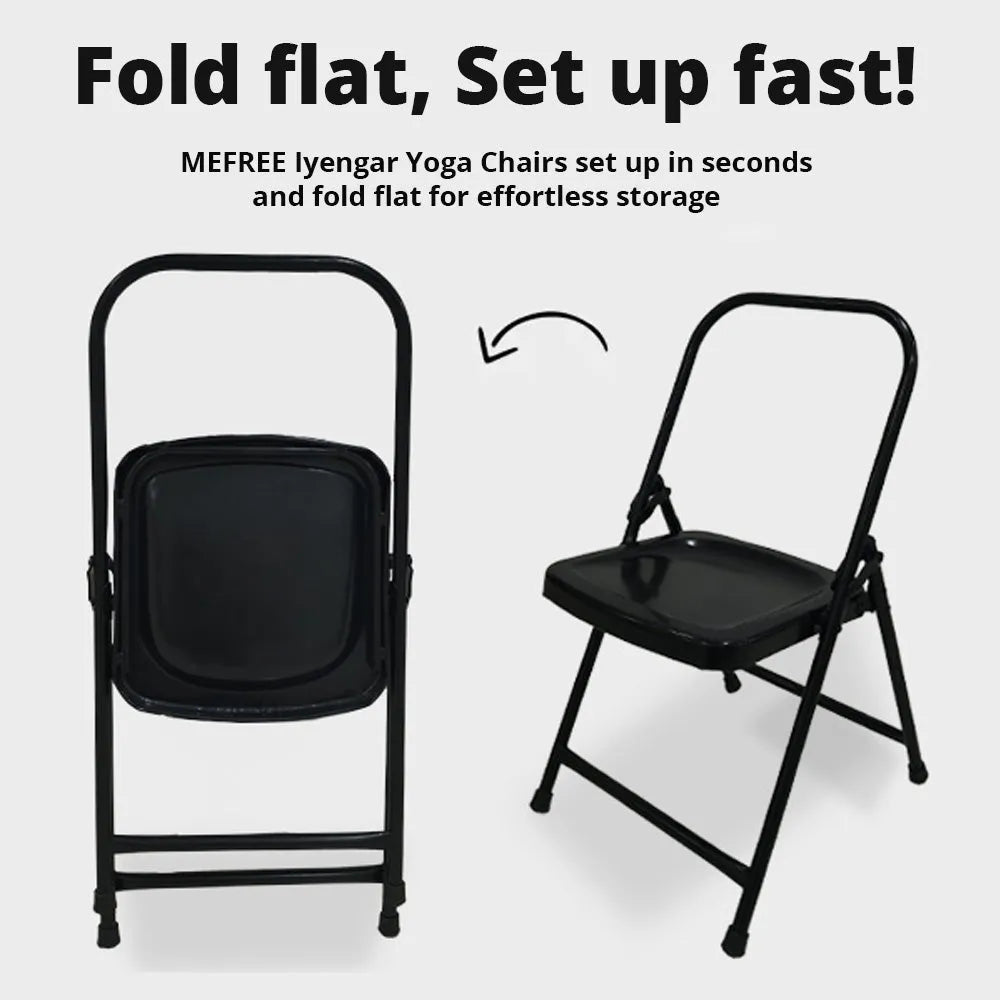 Iyengar Yoga Chair Black color