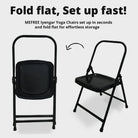 Iyengar Yoga Chair Black color