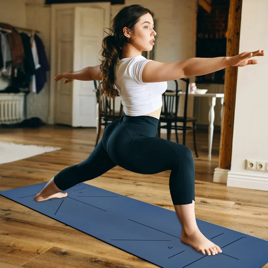 8mm Blue TPE Yoga Mat 