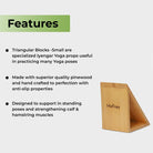 Triangular Yoga Block Features