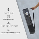Grey yoga Mat Bag Features