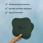 Green-Yellow Yoga Knee Pads Features