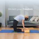 Green-Yellow Yoga Knee Pads poses