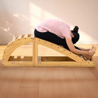 Forward Fold with Viparaita Dandasana Bench