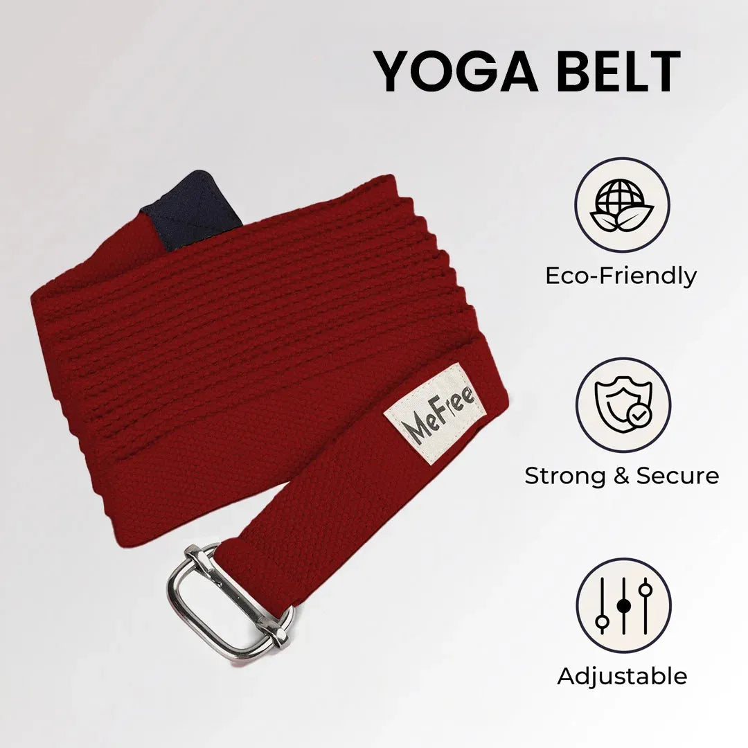 Red Yoga Belt Features 