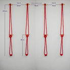  Measuremen for Red Yoga Wall Rope