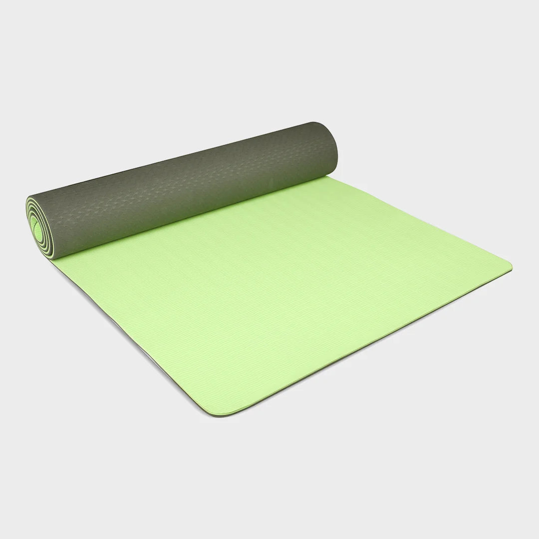 Light Weight TPE Yoga Mat 6mm Green