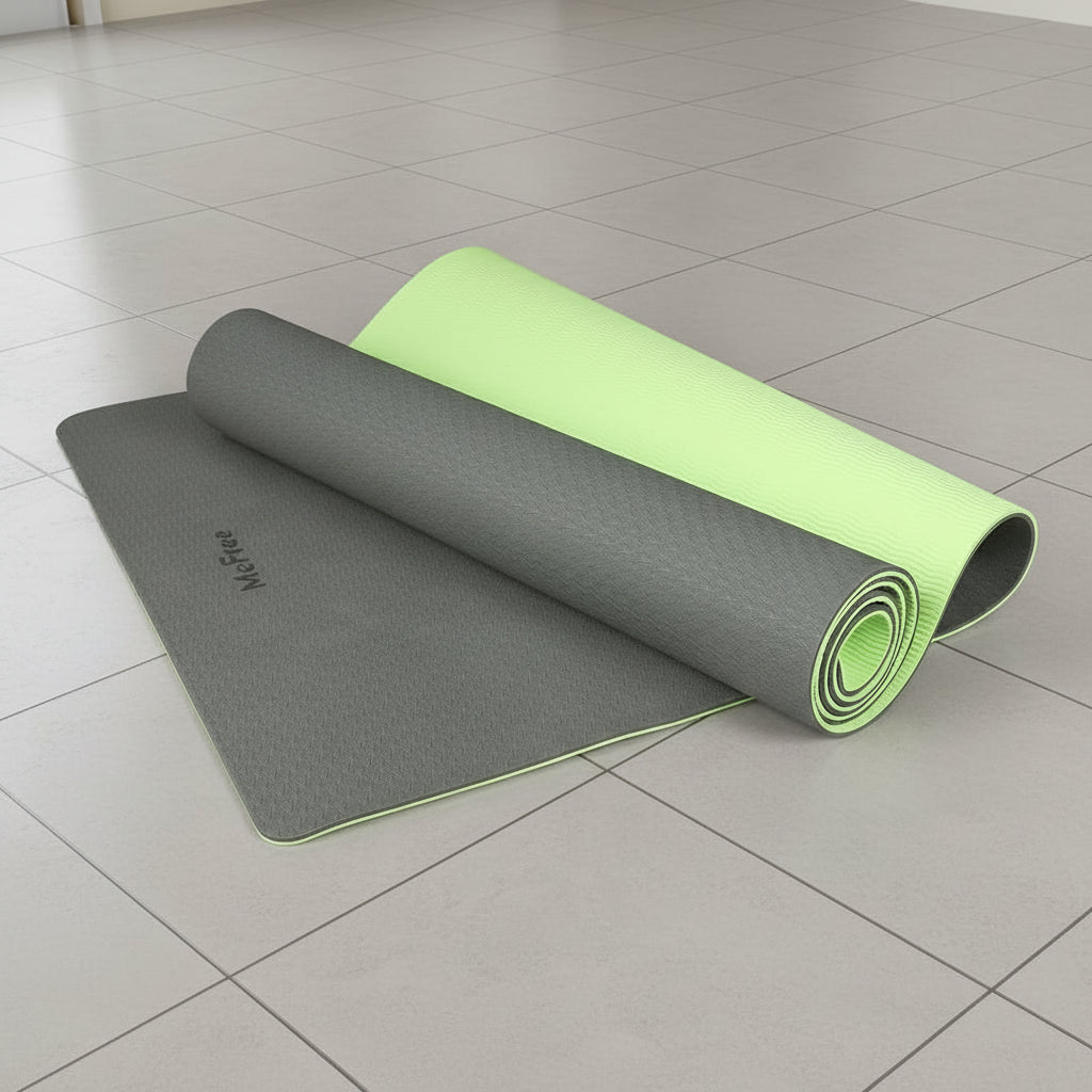 Tpe Yoga Mat 6mm Green
