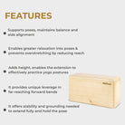 Wooden Yoga Block Features