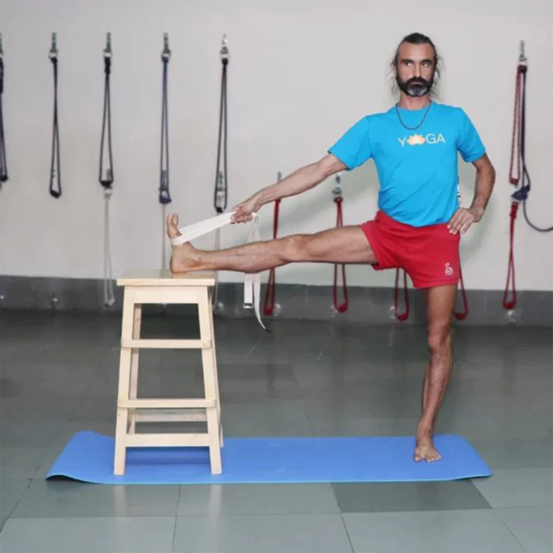 Wooden Yoga Stool