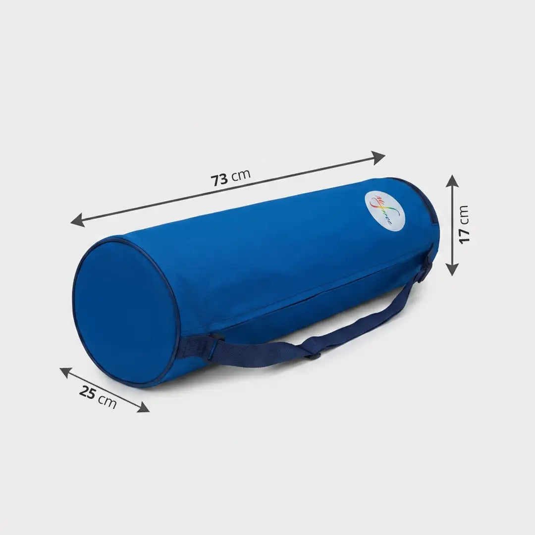 Blue Yoga Mat Bag Dimension
