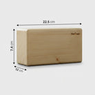 Wooden Yoga Block Dimension