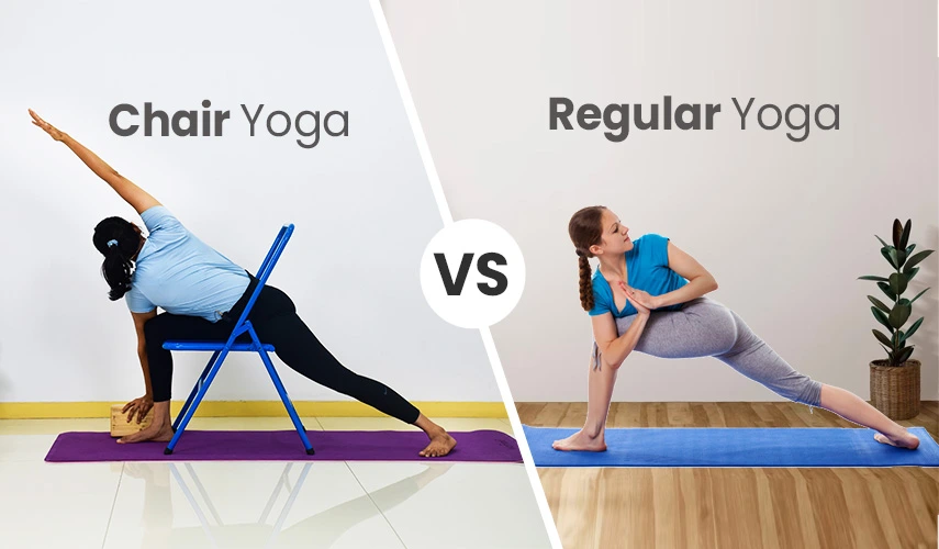 Chair yoga Vs Regular yoga