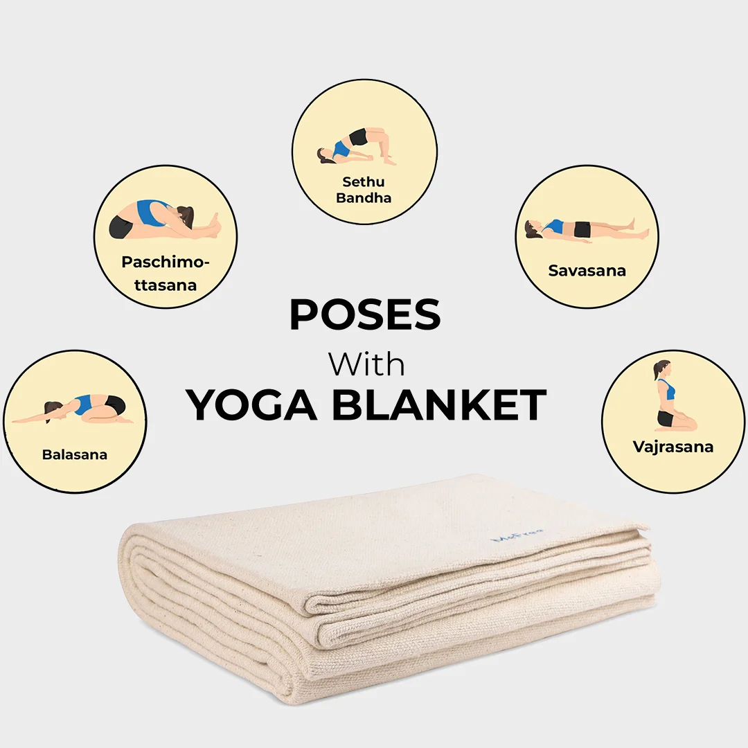 Mefree Cotton Yoga Blanket: Warmth & Versatility.
