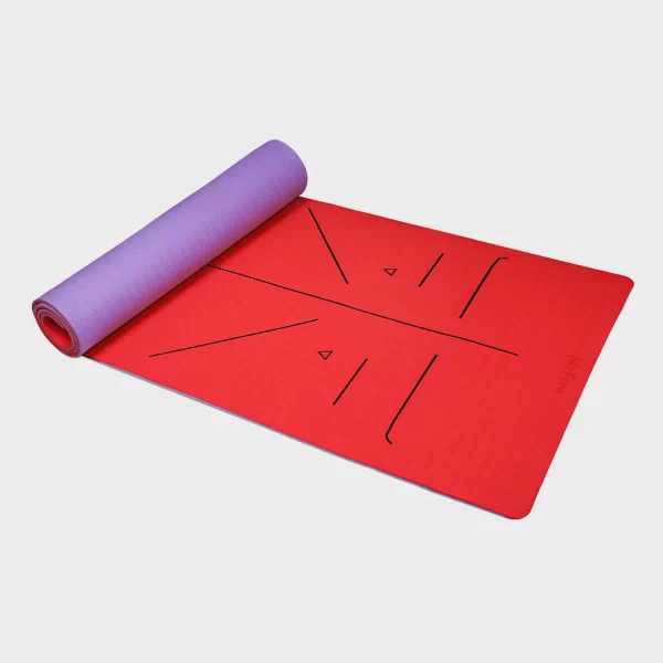 Light Weight Tpe Yoga Mat 8mm Purple (1)