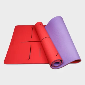 Light Weight Tpe Yoga Mat 8mm Purple