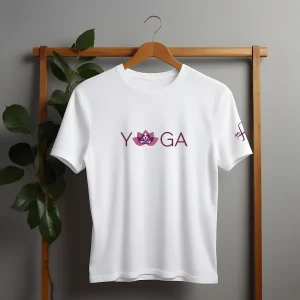 Mefree Cotton Yoga Tshirts White