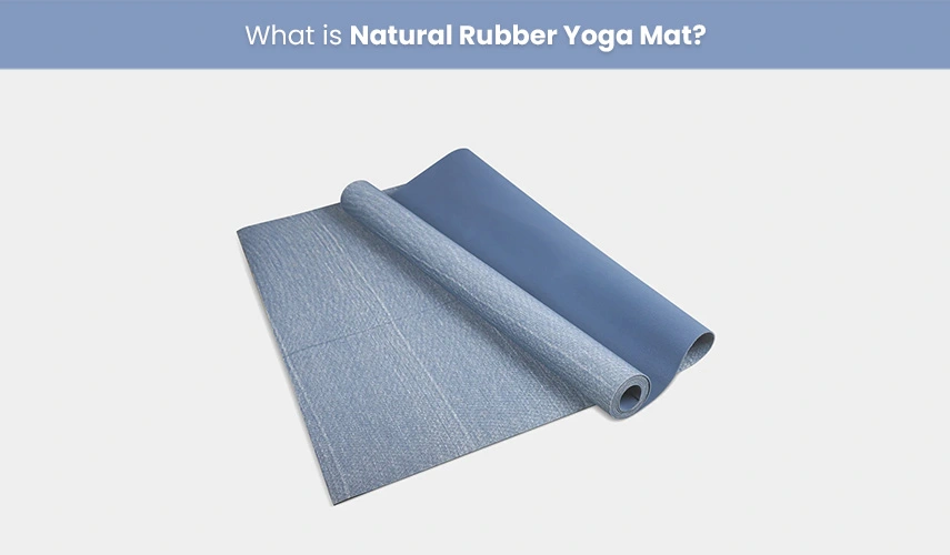 Natural rubber yoga mat sale